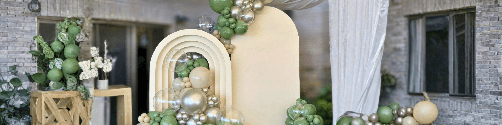 Mampara de globos